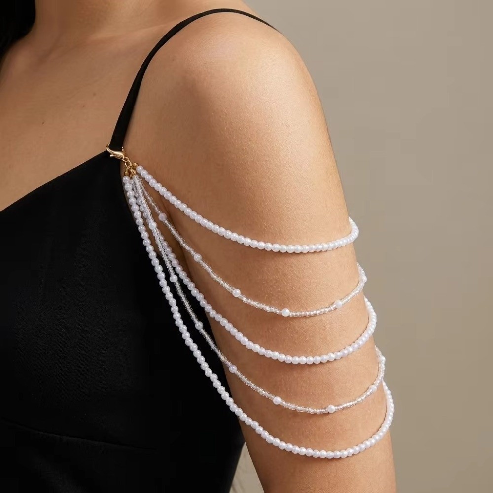Beading - Sexy Women Body Chain Imitation Pearl