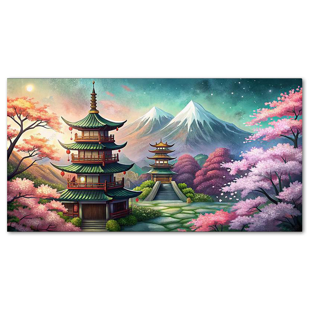 40*70CM Japanese Fuji Mountain - огляд і ціна 5D Diamond Painting Kit Full Drill