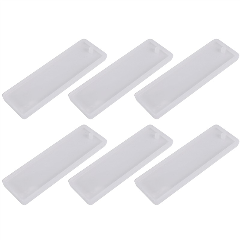 The New 6 Pcs/set Rectangle Si - огляд і ціна Silicone Epoxy Resin Molds Set