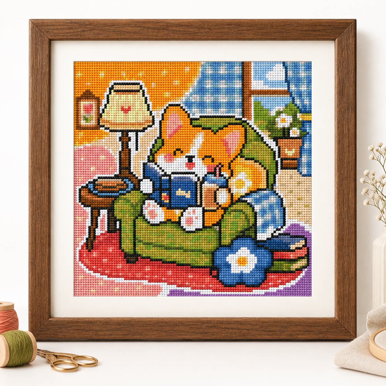 [Full stitch] [CC6338-Little C - огляд і ціна Cross Stitch Stamped Kits Beginners