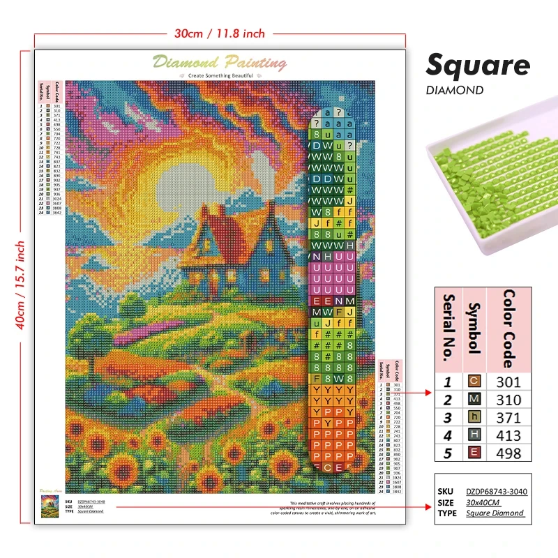 5D DIY Diamond Painting Kit Fl - огляд і ціна 5D Diamond Painting Kit Full Drill