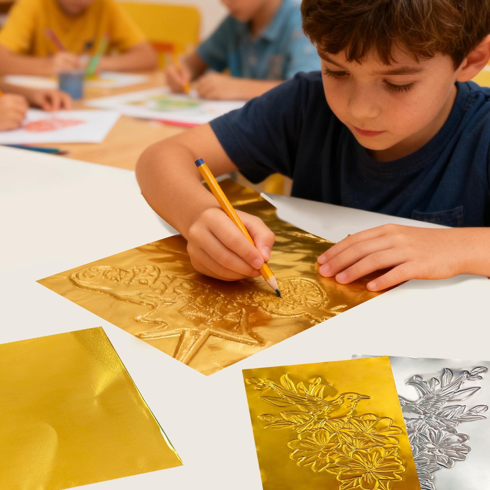 Foil Paper For Crafts 100 Piec - огляд і ціна Craft Tools